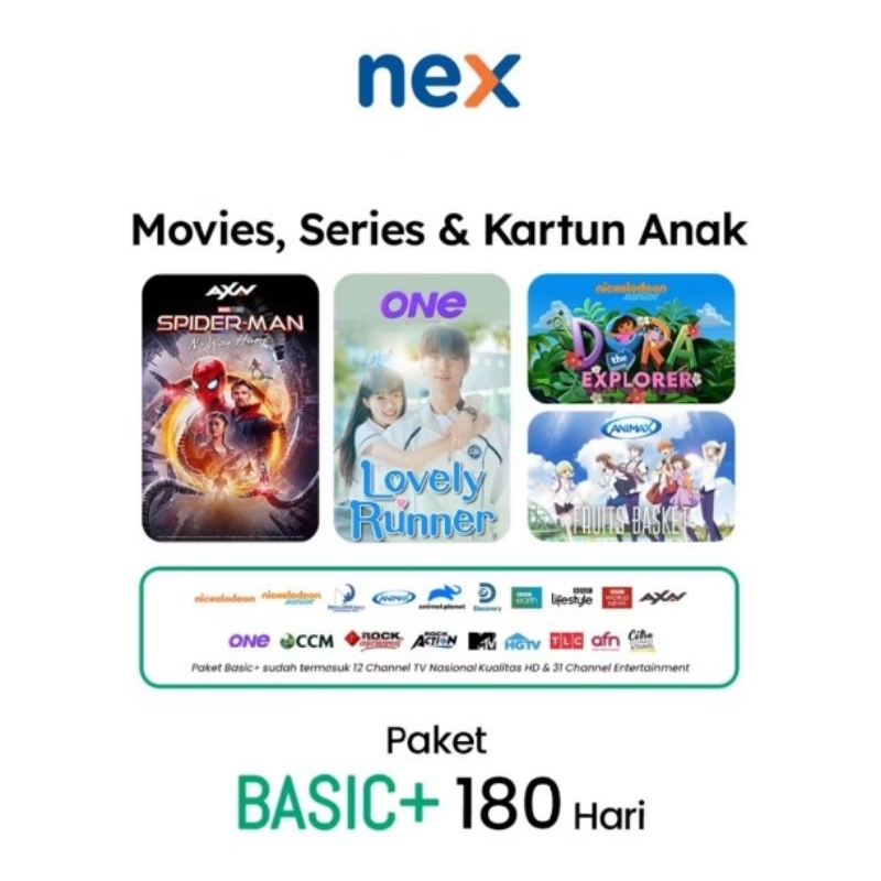 Paket Basic Nex Parabola 6 Bulan