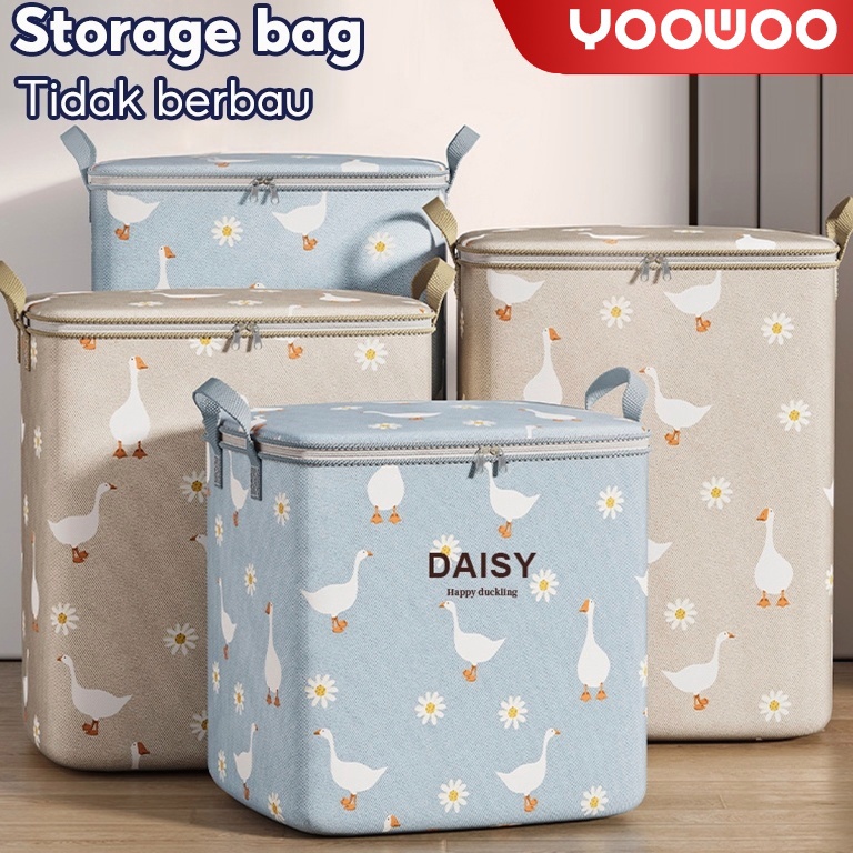Meroket Storage bag jumbo  Tas sprei bed  tas tempat selimut  quilt bag organizer  tas baju jumbo