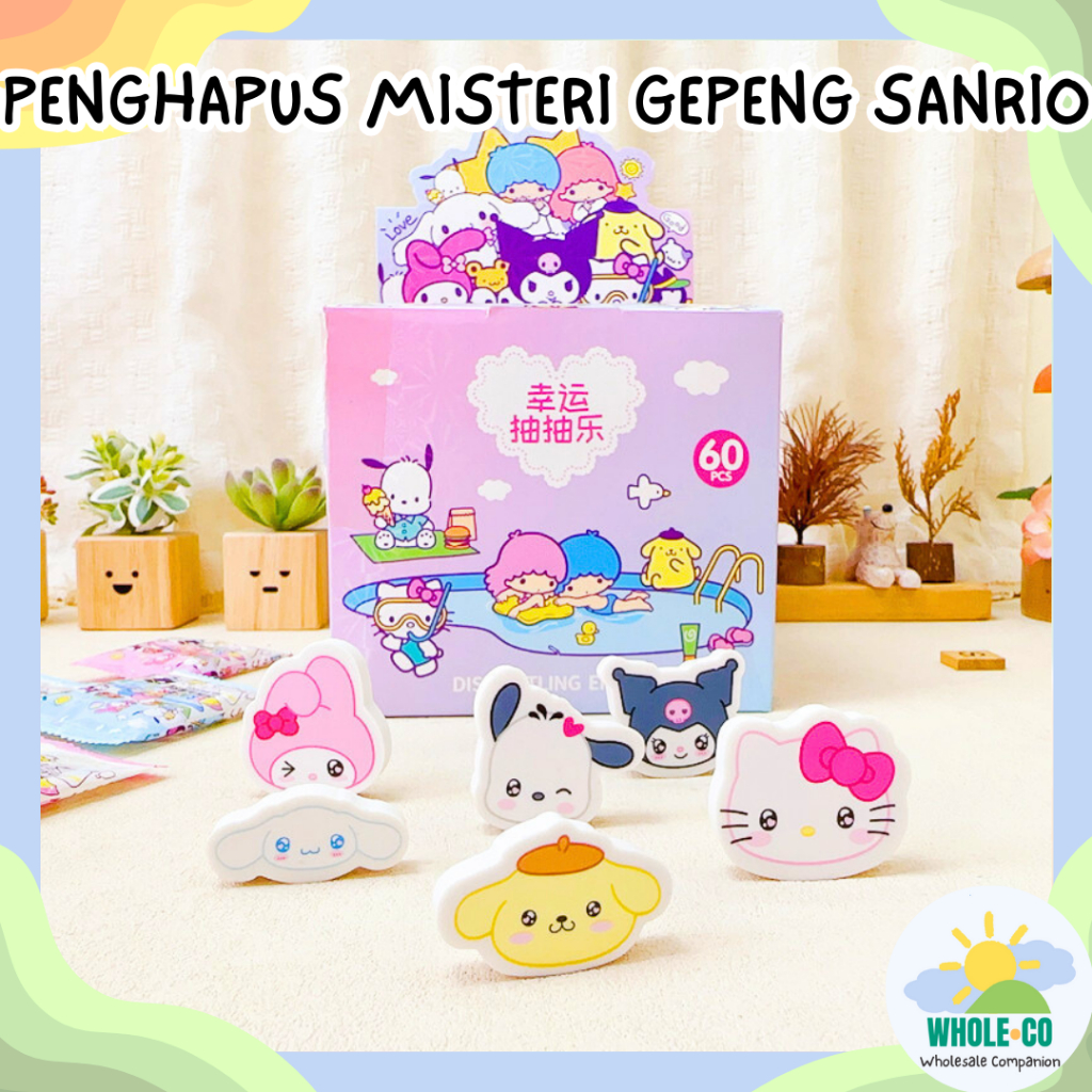 

Penghapus Misteri Gepeng Sanrio Premium Karakter Melody Kuromi Lucu Unik Imut Termurah Grosir Cod