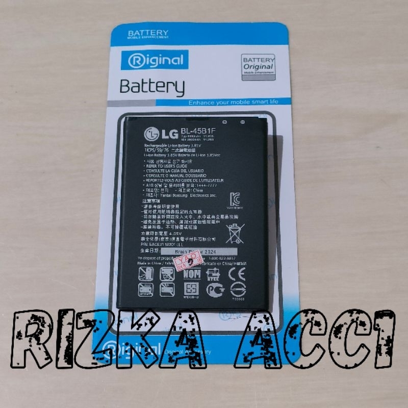 Baterai Batre LG Stylus 2 K520 / LG V10 BL-45B1F BL45B1F Original Battery Batrai Hp