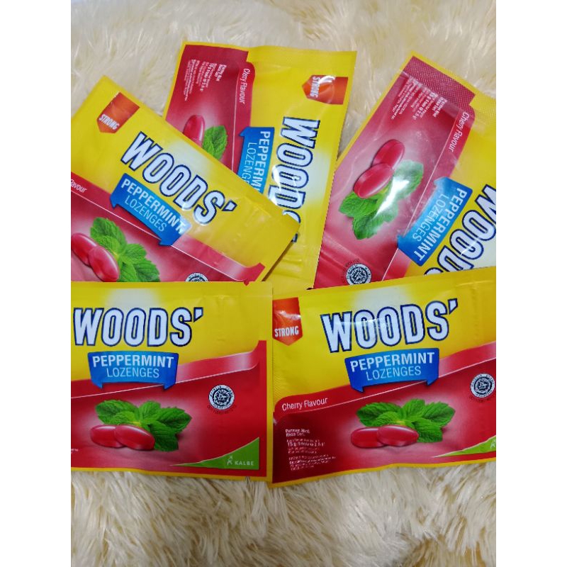 

permen WOODS Peppermint Lozenges 5bungkus
