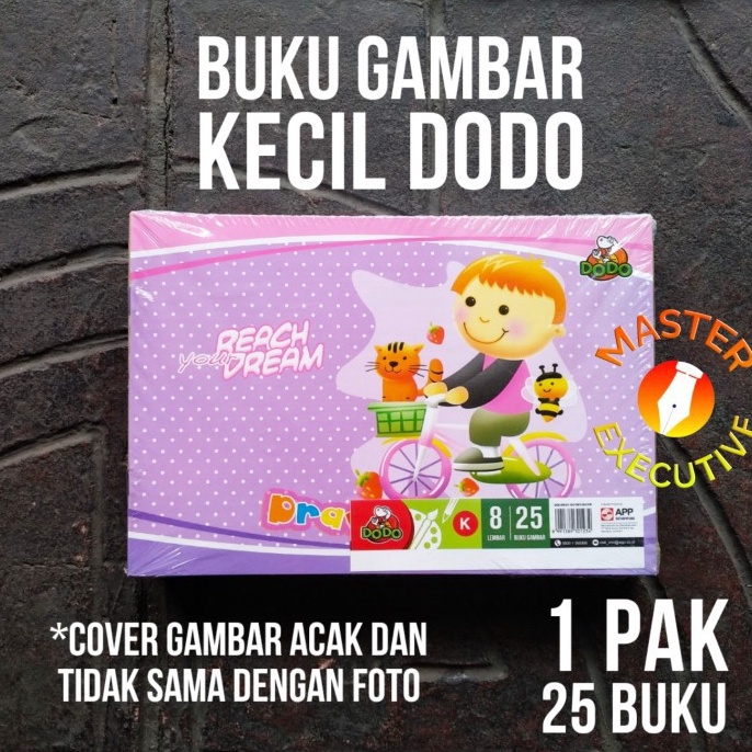 

ART X6O6 Pak 25 Buku Dodo Buku Gambar Kecil Drawing Book Menggambar