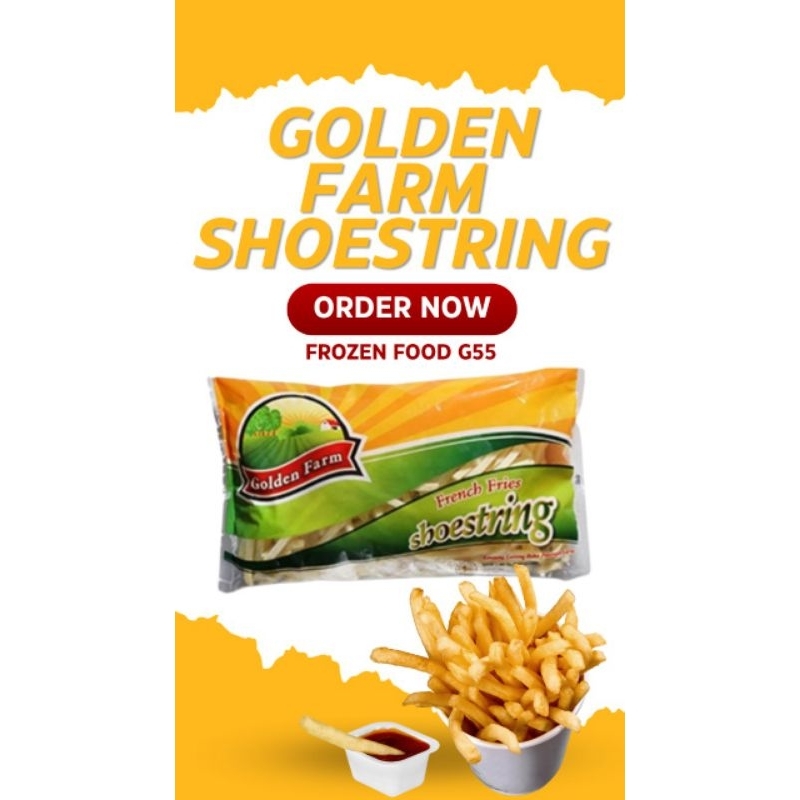 

FRENCH FRIES SHOESTRING 500g - GOLDEN FARM