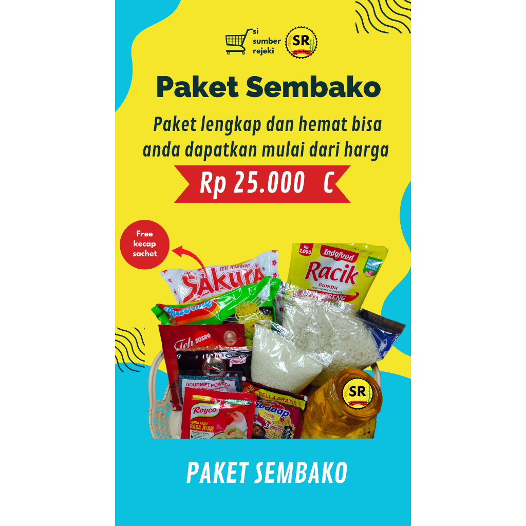 

PAKET SEMBAKO MURAH LENGKAP PAKET HAMPERS MURAH LENGKAP HARGA 25 RIBUAN