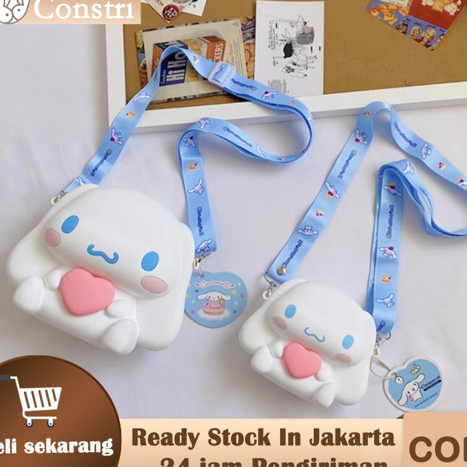 Murah Tas Silikon Anakanak Cinnamoroll ShoulderBag Cinnamoroll Boneka Lucu tas selempang anak peremp