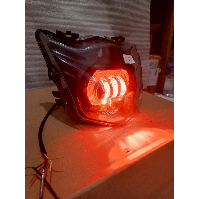 Reflektor beat karbu custom daymeker 3 lensa RGB