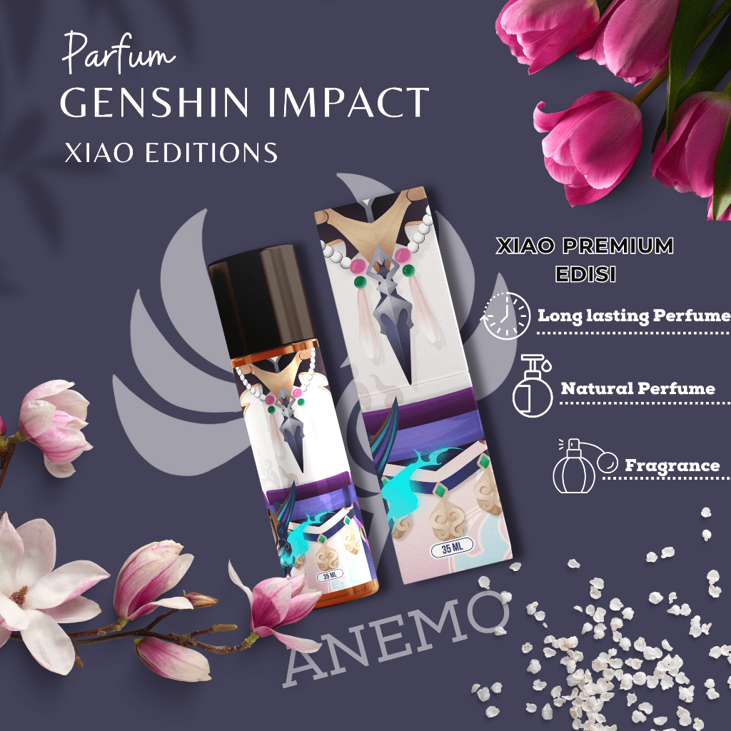 Parfum Anime Luceat 35ml Genshin Impact Xiao Original Edition Genshin Parfum Genshin Impact Wangi
