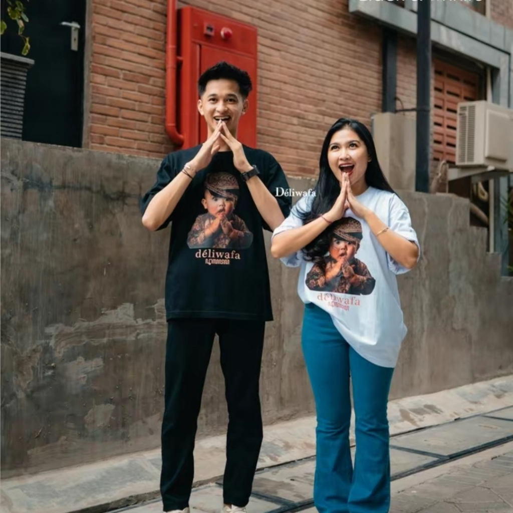 Kaos T-shirt DELIWAFA AUTENTIC SPEECHLES Bigsize Kaos Urban Style Deliwafa Oversize