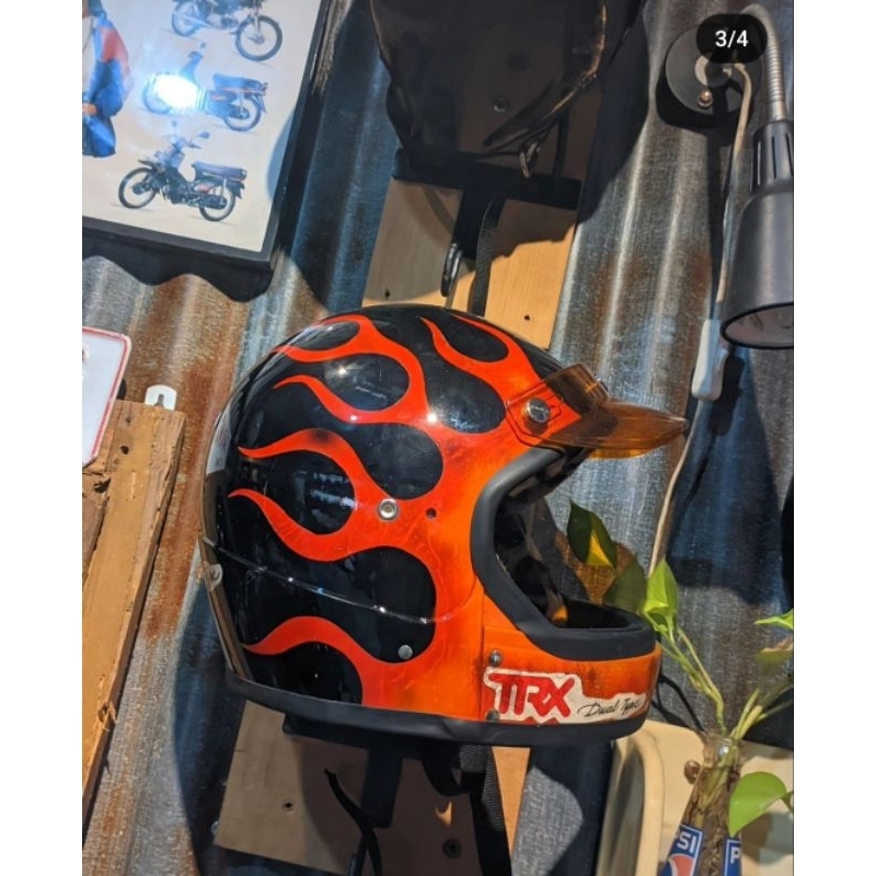 Helm Jadul Honda TRX DUALTYPE Custom