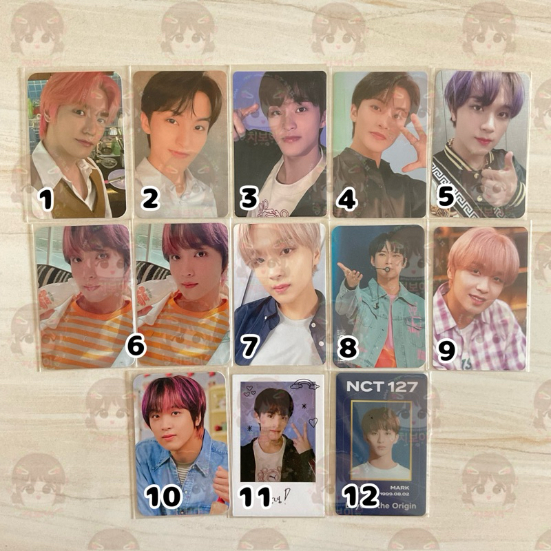 PHOTOCARD TAEYONG DOYOUNG MARK HAECHAN BAKER HOUSE RANDOM RECIPE TINCASE WELCOME TO MY CITY ACE KIT 