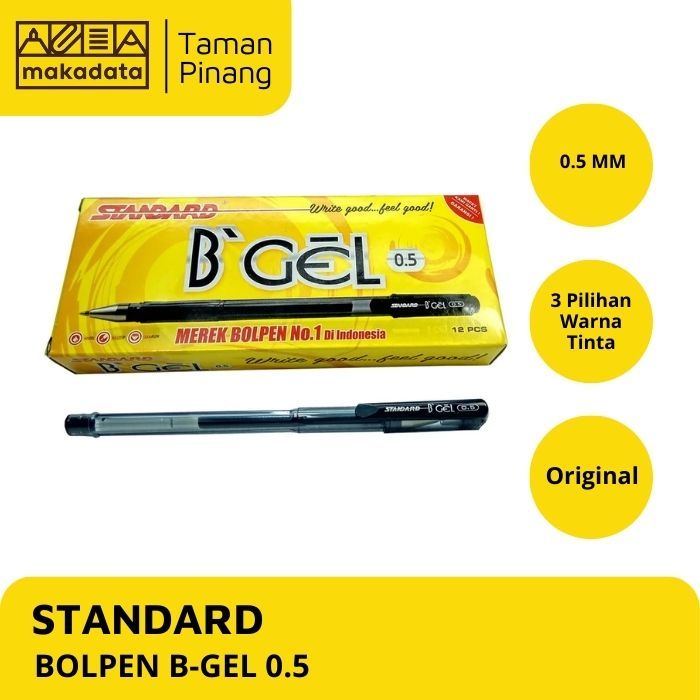 

BALLPOINT / BOLPEN / PULPEN STANDARD B-GEL 0.5 MM (1 PCS)