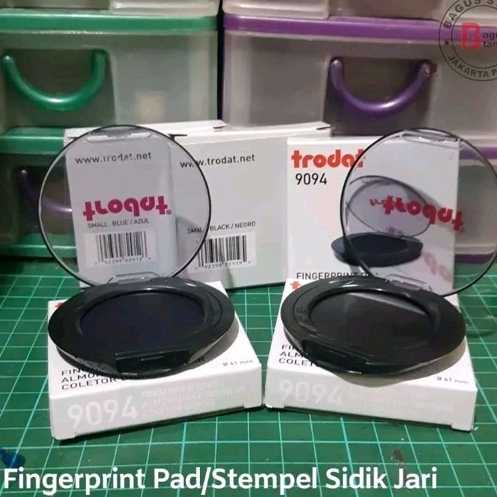 

ART C1F9 Thumb Print Pad TRODAT 994 Cap Jempol Sidik Jari Notaris Fingerprint pad