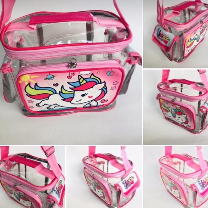 KI3 Showme Tas Anak Sekolah Tempat Makan Mika  Sport Premium Karakter UNICORN MAGIC  PRINCESSCUTE  F