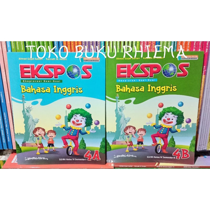 Ekspos Bahasa Inggris 4 A B Kelas 4 SD/MI Kurikulum Merdeka- Yudhistira