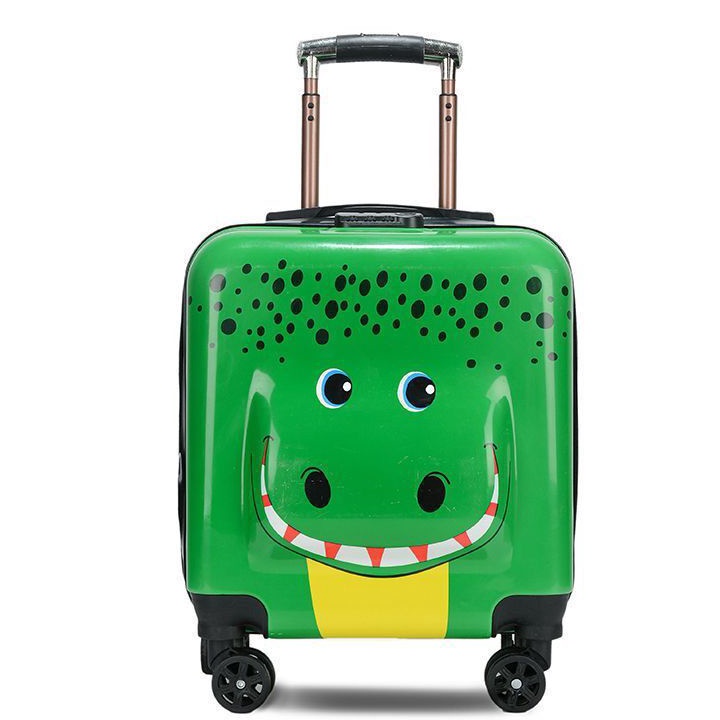 FG2 Tas Koper Unisex Anak Karakter 4 Roda Troli Bag