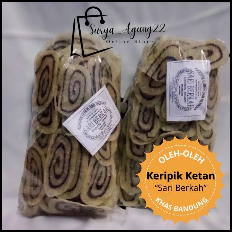 

Keripik Ketan Mentah Varian Belang Kuping Gajah 500 Gram