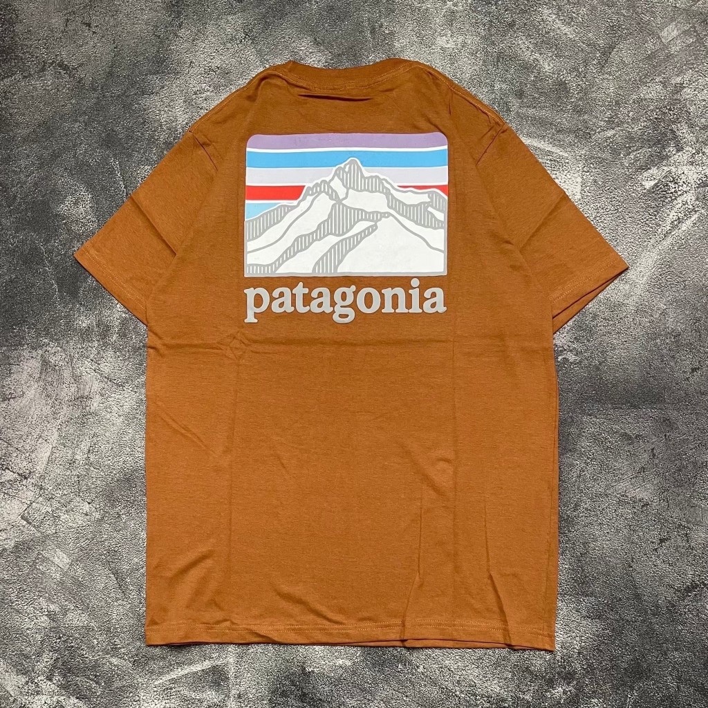 PATAGONIA Kaos Pria Pocket Original Casual Premium Full Tag Wos Atasan Laki Laki Kekinian