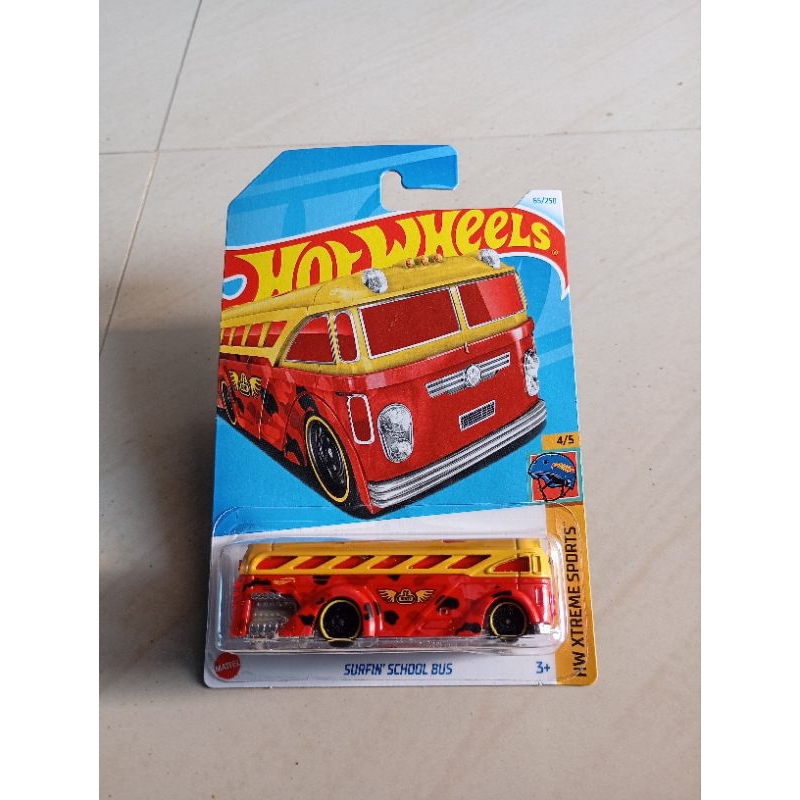 HOT WHEELS SURFIN SCHOOL BUS