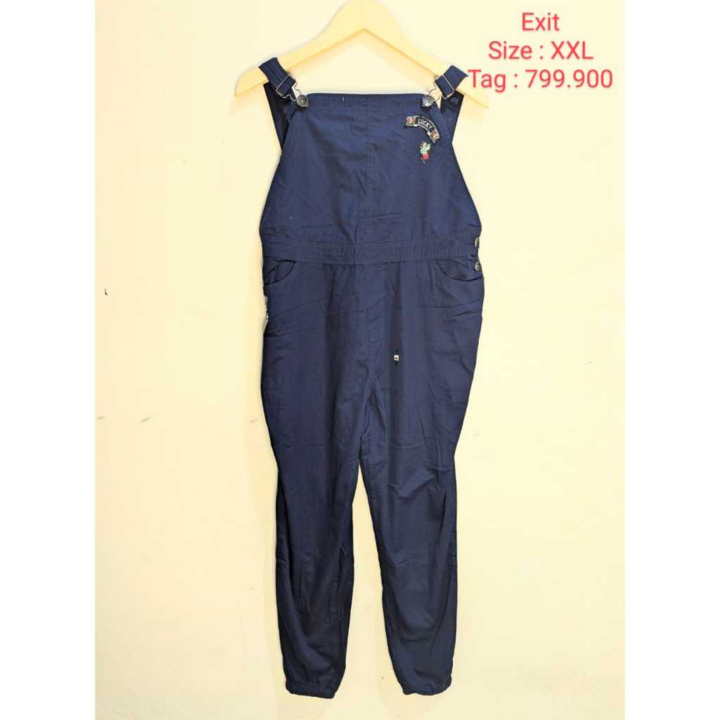 Exit Overall Celana Pakaian Wanita Original Overoll