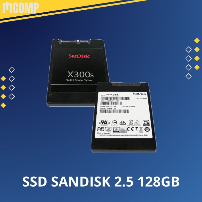 SSD Sandisk 2.5" SATA SSD 128GB - Upgrade Performa Laptop Anda dengan Mudah