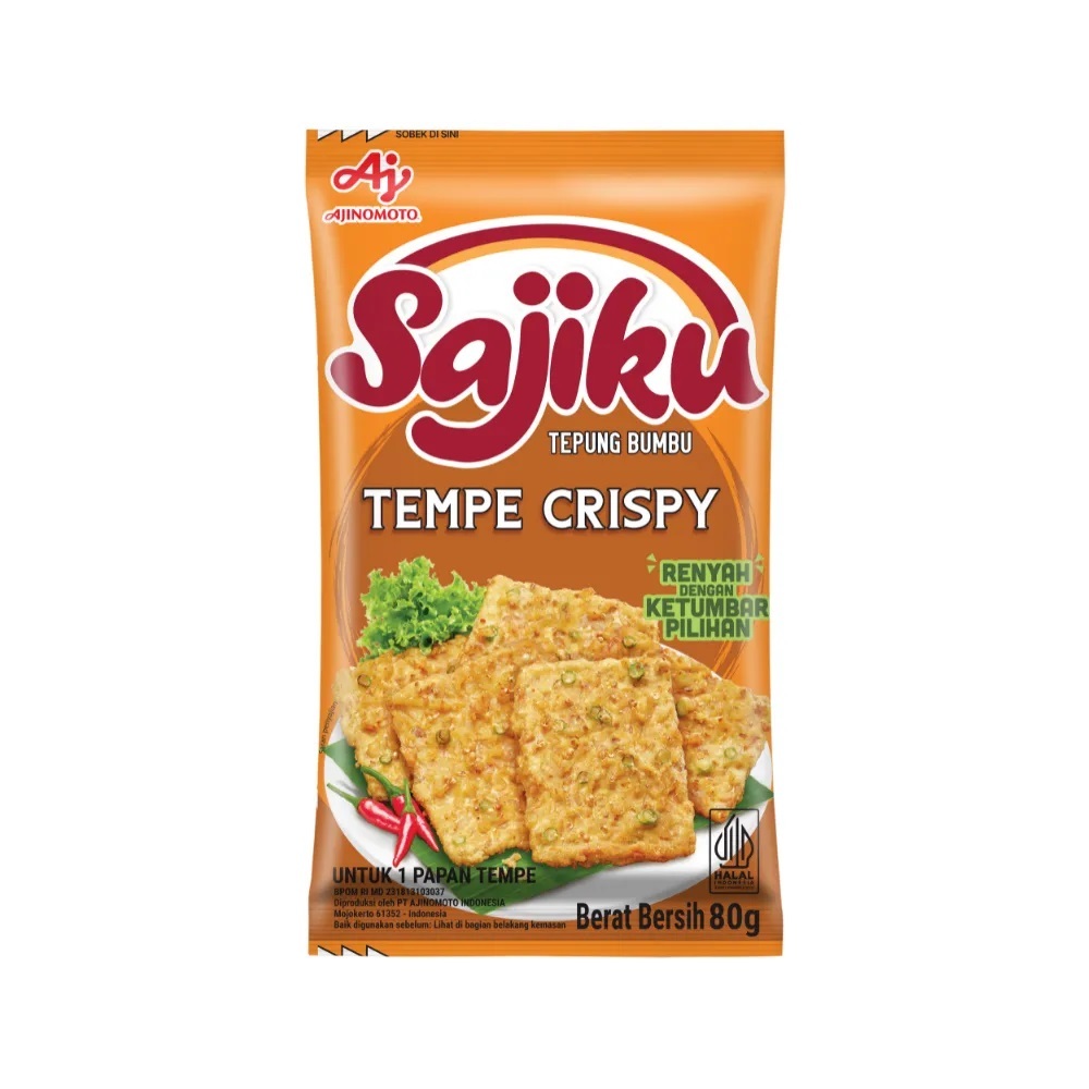 

SAJIKU Tepung Bumbu Tempe Crispy 80 gr