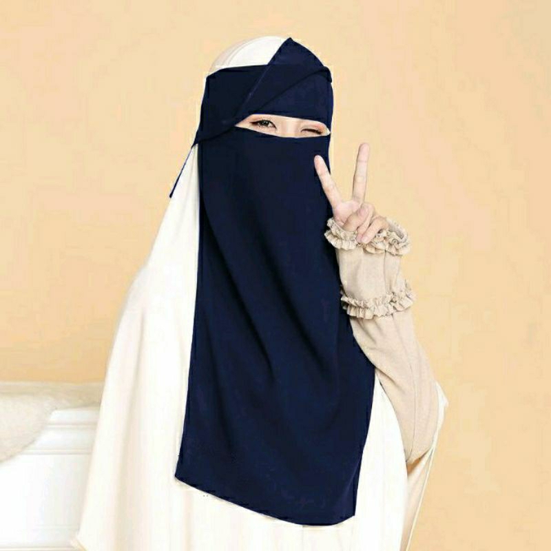 READY CADAR BANDANA PONI|NIQAB PONI | NIQAB MEDAN| CADAR MEDAN