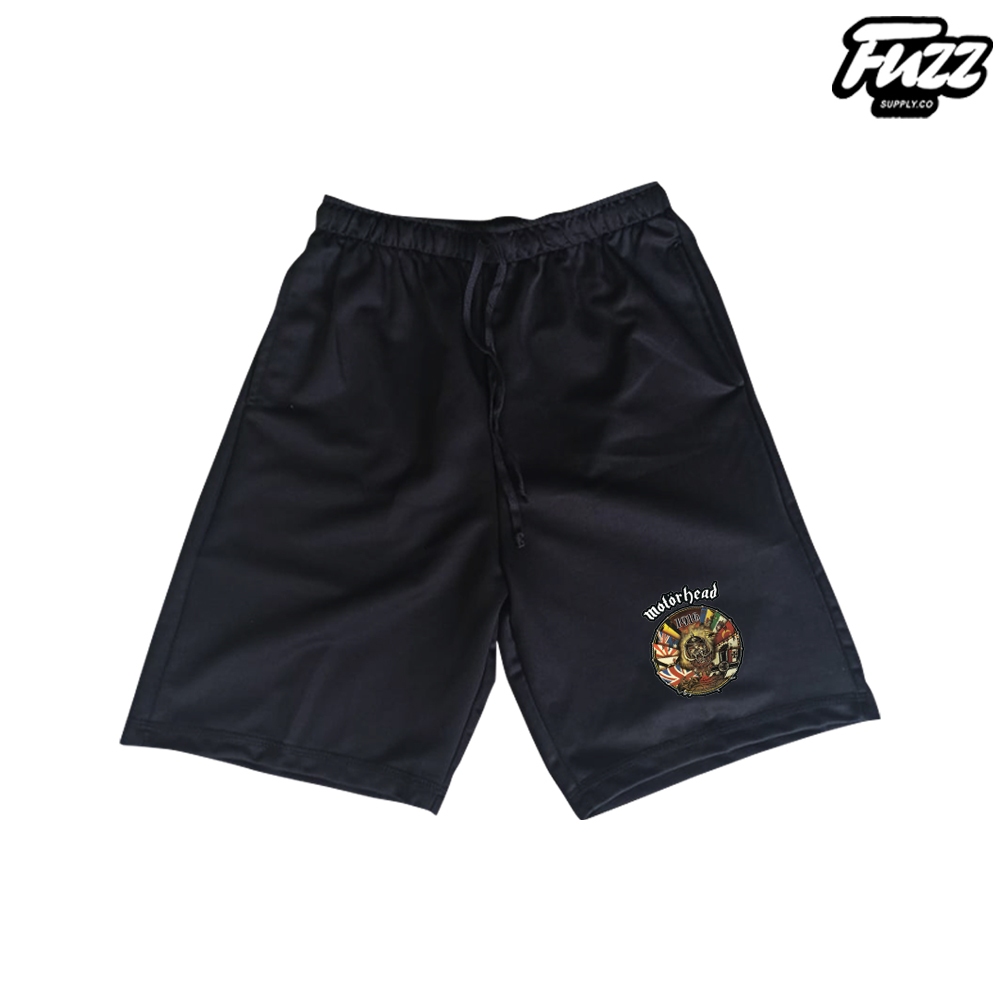Celana pendek Pria Band Motorhead Boxer Kolor Musik Distro Metal Shortpants Cowok Dan Cewek