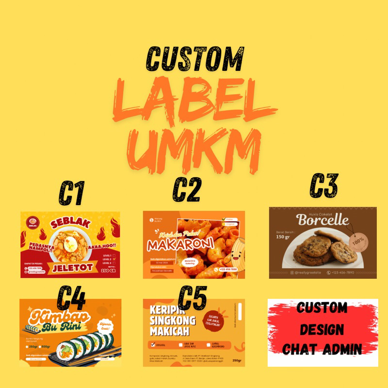 

CUSTOM LABEL UMKM