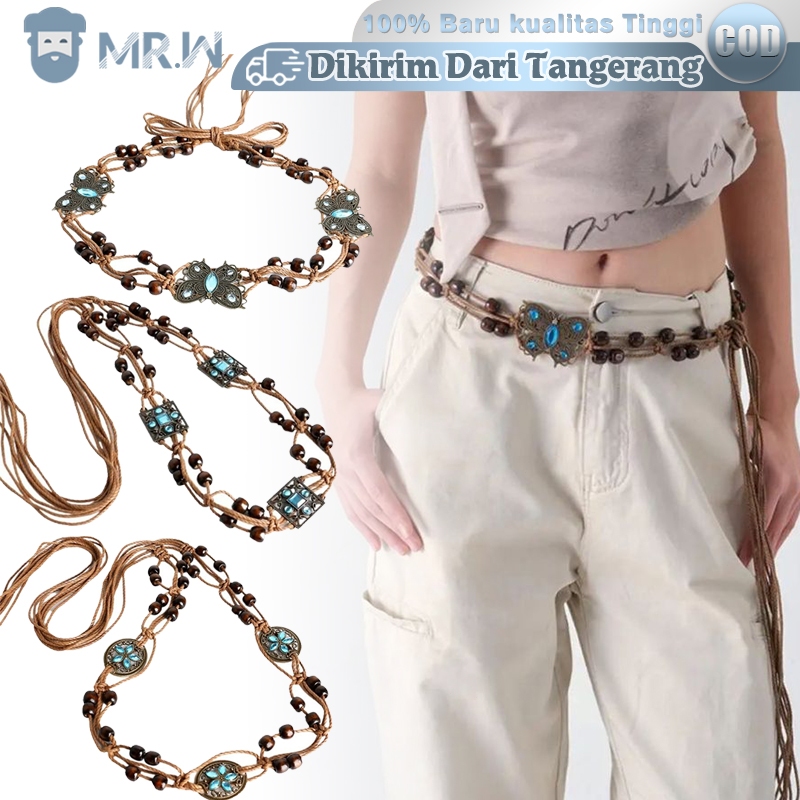 Sabuk Rantai Pinggang Wanita Ikat Pinggang Wanita Rantai Sabuk Bohemian Belt Wanita Rantai