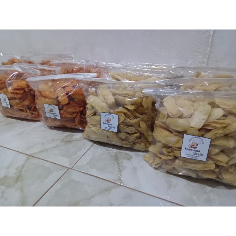 

KERIPIK SENTUL MAS DO 500 GRAM [ BALADO PEDAS GURIH RENYAH ]