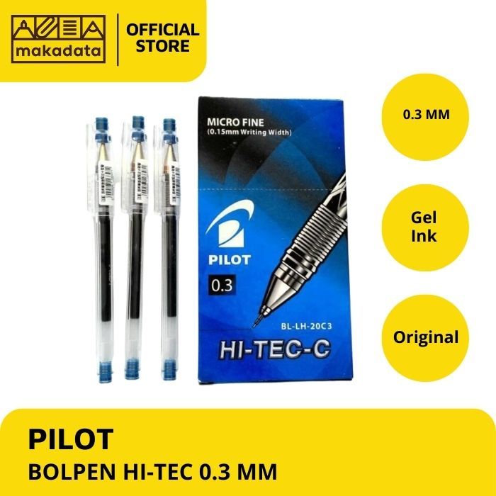 

BOLPEN / BALLPOINT / PULPEN PILOT HI-TEC (1 PCS) MURAH