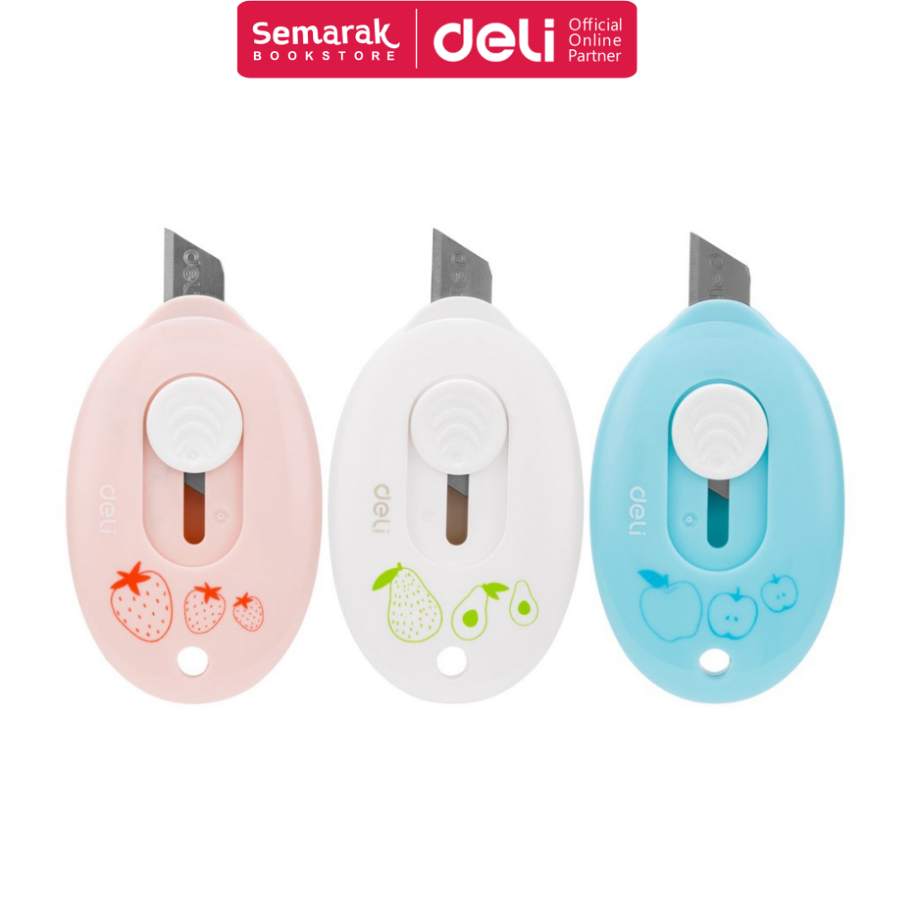 

Deli Comiko 2050F Mini Cutter Portable Pembuka Paket - Pink / White / Blue