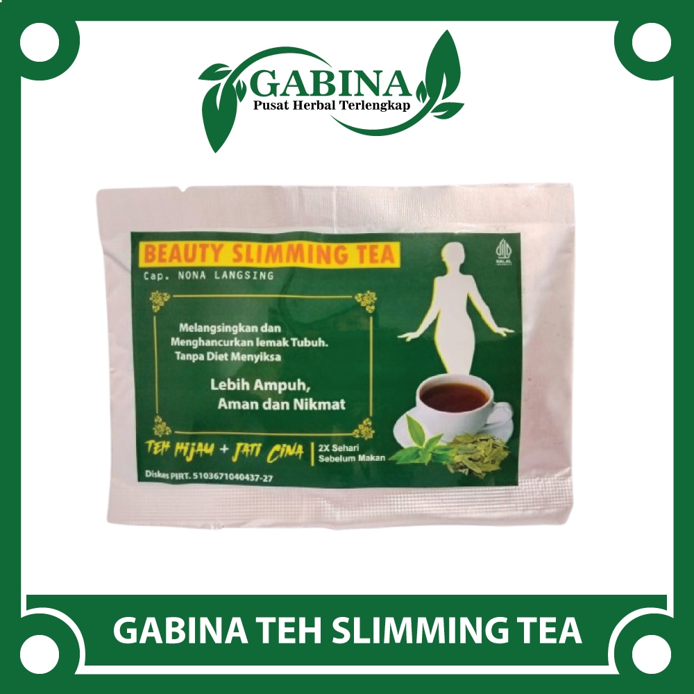 

Beauty Slimming Tea | Teh Hijau Celup dan Jati Cina Cap Nona Langsing 5 Teh Celup