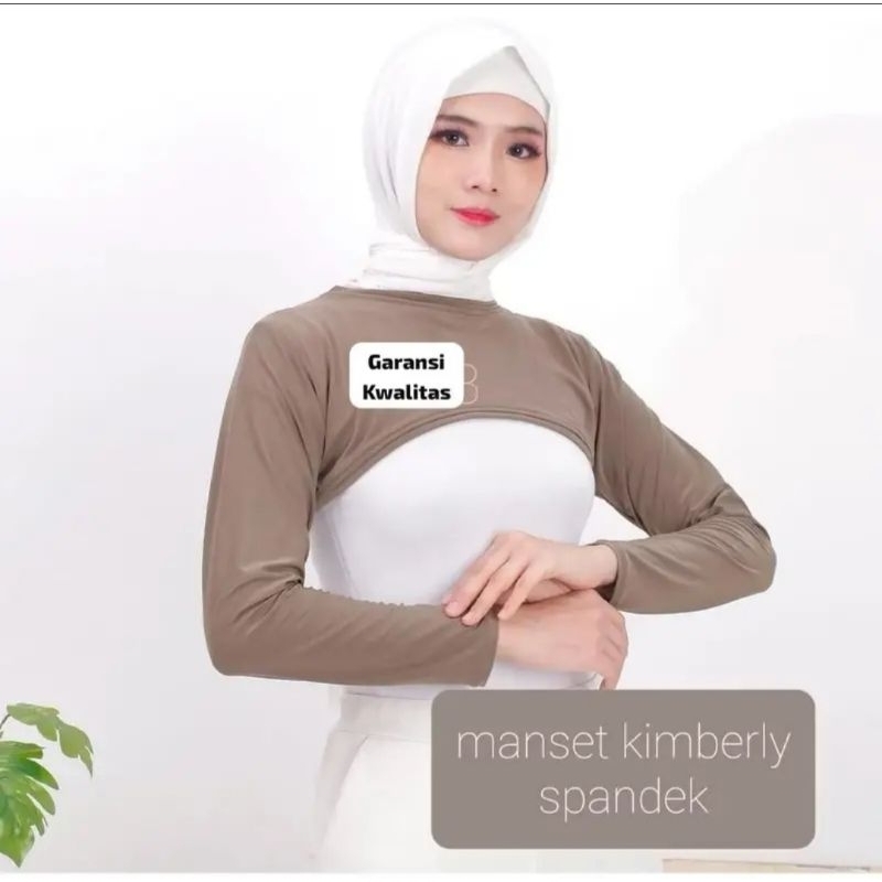 Manset Kimberly / Bolero / Crop Manset tangan sambungan jersey