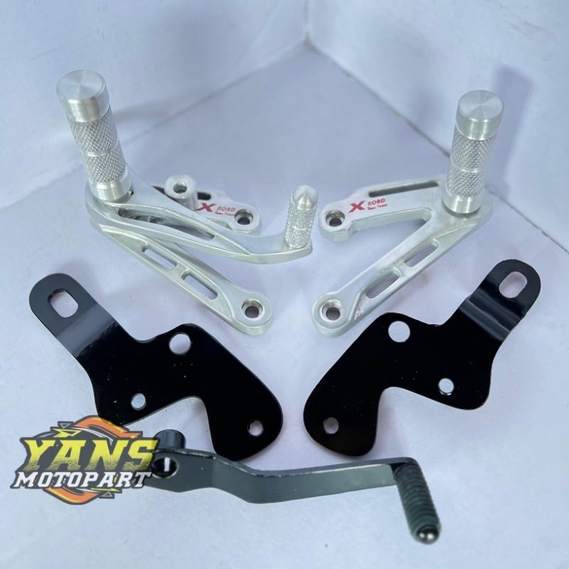 FOOTSTEP UNDERBONE XROAD SUPRA X125/SUPRA X NEW 125/SUPRA X125 injeksi/Helm in/Double disk/cakram fo