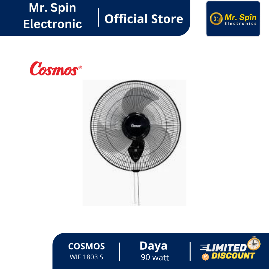 Kipas Angin Cosmos Wall WIF 1803-S - Kipas Angin Wall Cosmos WF 16 Inch
