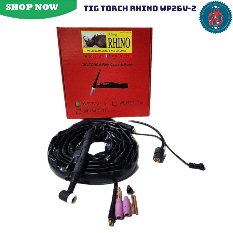 Tig Torch Rhino Stang Las Argon Rhino WP26-2 - Stang Las Tig