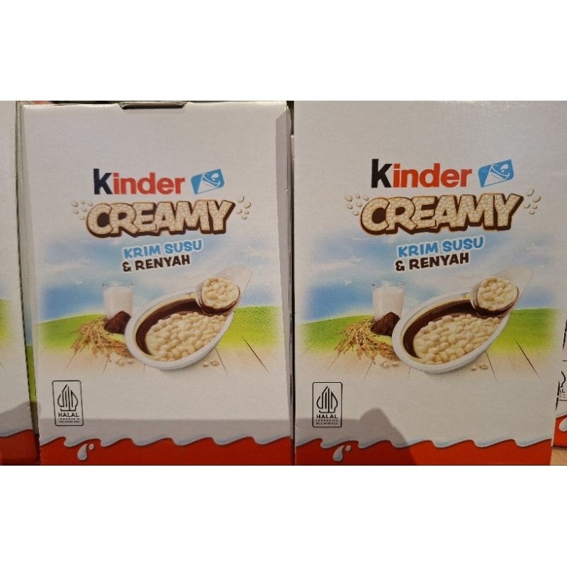 

Kinder Creamy T12 Box 228gr 1 box expired 7 Juli 2025