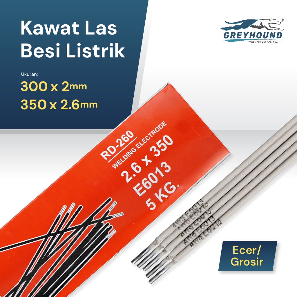 GREYHOUND Kawat Las Besi Listrik Box