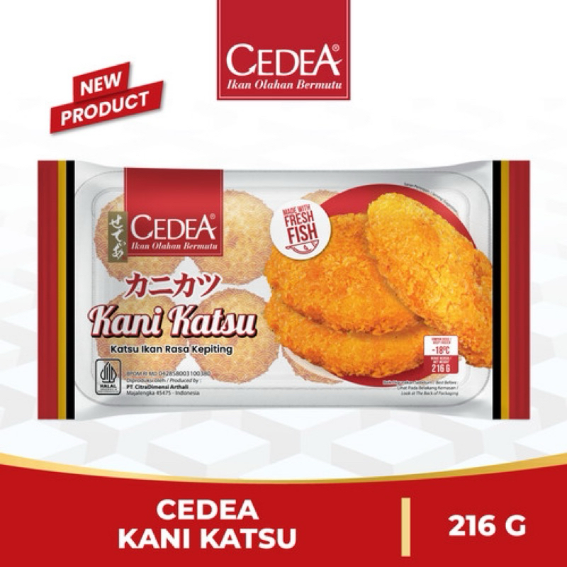 

CEDEA Kani Katsu (Ikan Kepiting) Isi 8 Pcs @216 Gram