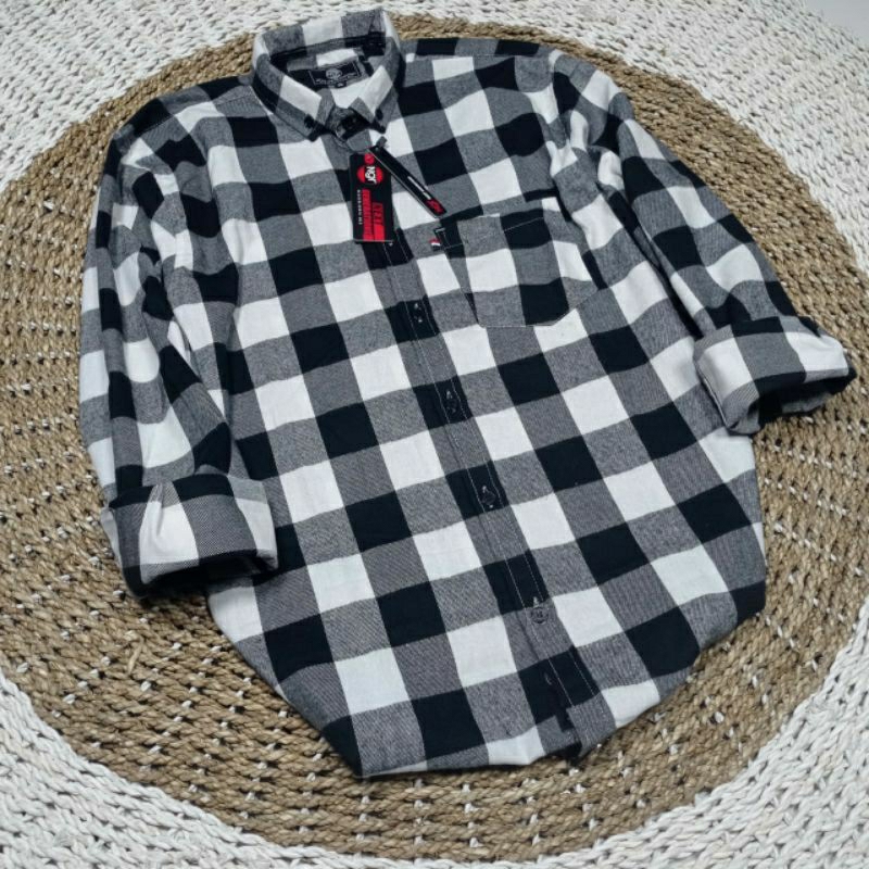 embano kemaje planel pria premium lengan panjang baju pria kotak kotak