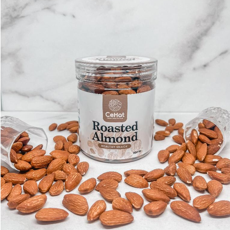 

CeHat Roasted Almond Premium Kacang Utuh Almont Panggang