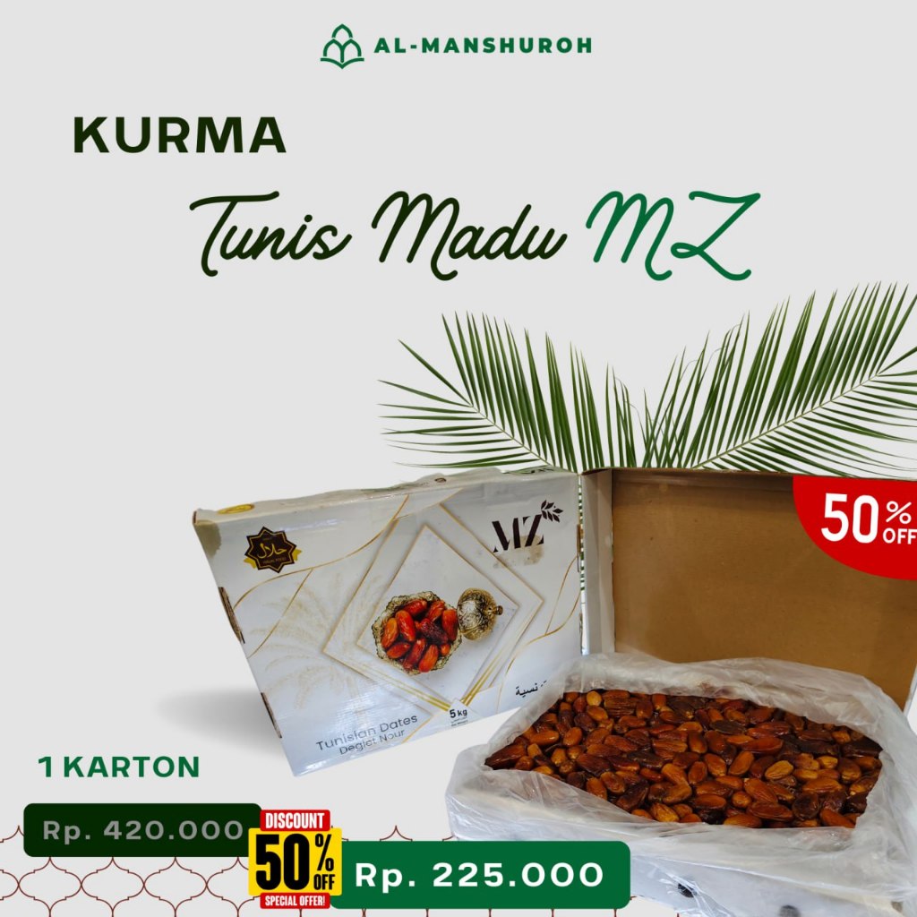 

Kurma Tunis Madu MZ 1 Karton 5 Kg