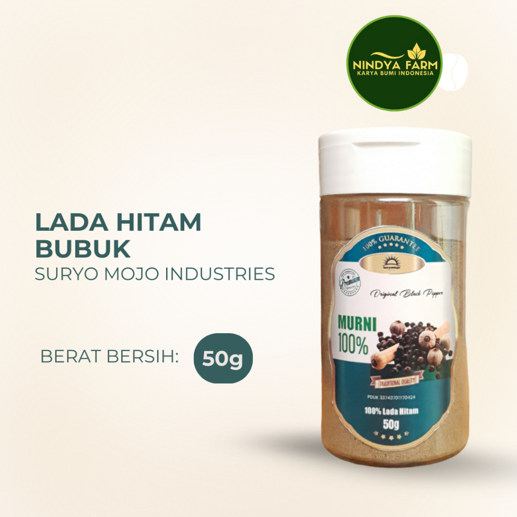 

NINDYA FARM LADA HITAM | LADA HITAM BUBUK | 100% AUTHENTIC