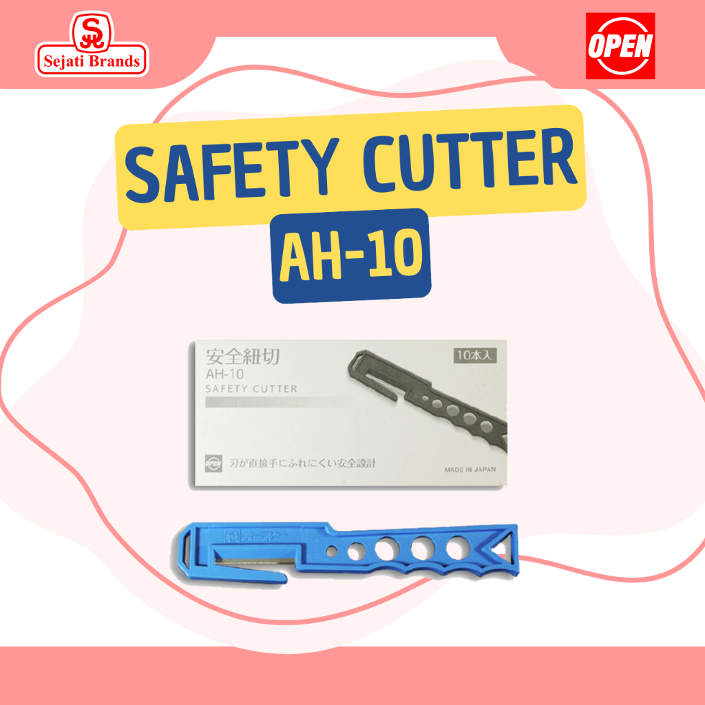

OPEN Safety Cord Cutter AH-10 (isi 10 Pc) / Pemotong kabel