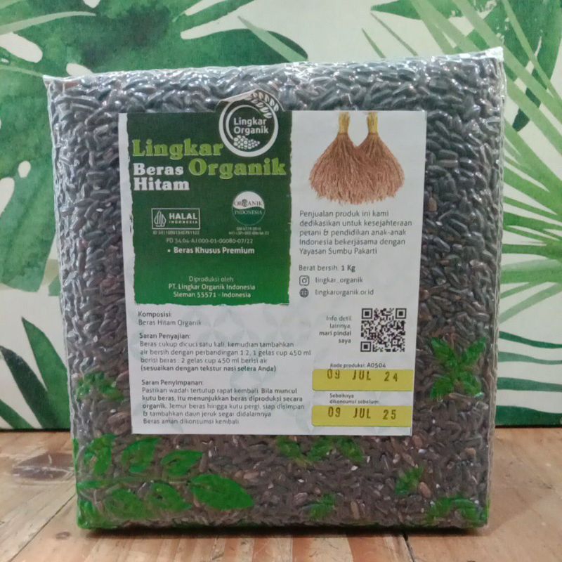 

Beras Hitam 1 kg - Lingkar Organik