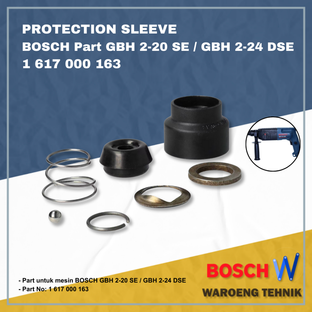 Protection Sleeve BOSCH Part GBH 2-20 SE / GBH 2-24 DSE (1617000163)