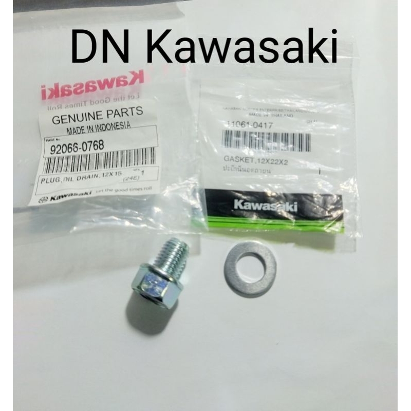 baut dan ring tap pembuangan oli Kaze Blitz athlete zx130 original