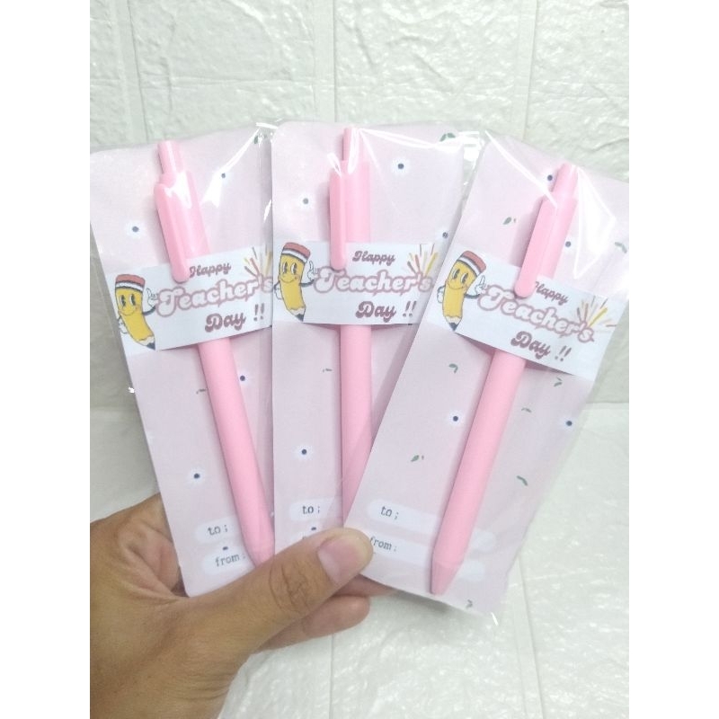 

GIFT GURU / SPECIAL GIFT TEACHER'S DAY / PEN SLEEVE / PULPEN GIFT HARI GURU / single rose
