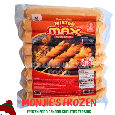 

MISTER MAX Sosis Bakar Isi 6+2 500gr - Sosis Bakar